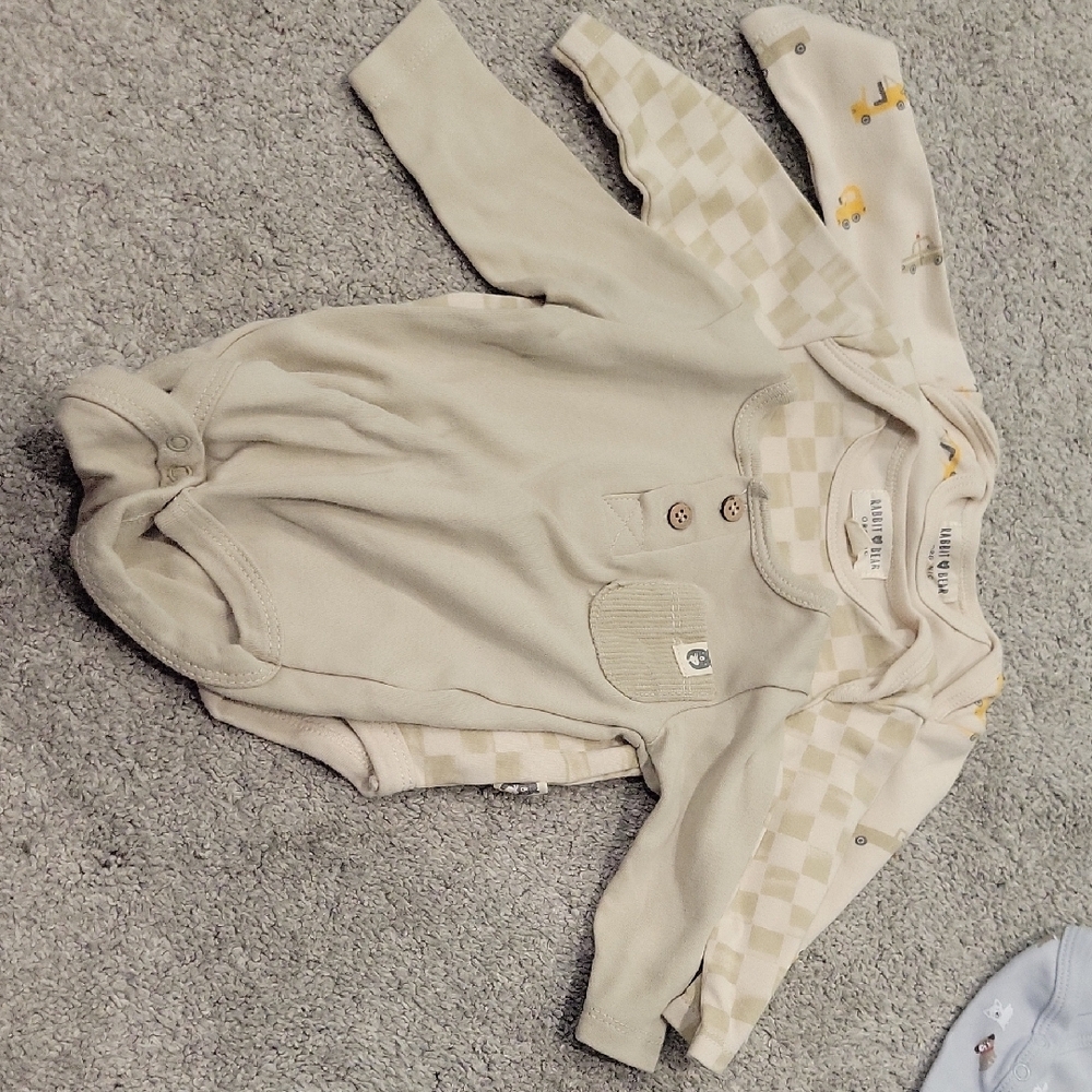 Classic Cream Long Sleeve Bodysuit One Piece